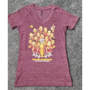 Adidas Cleveland Cavaliers 2016‎ NBA Champions Graphic Tee Shirt Medium EUC